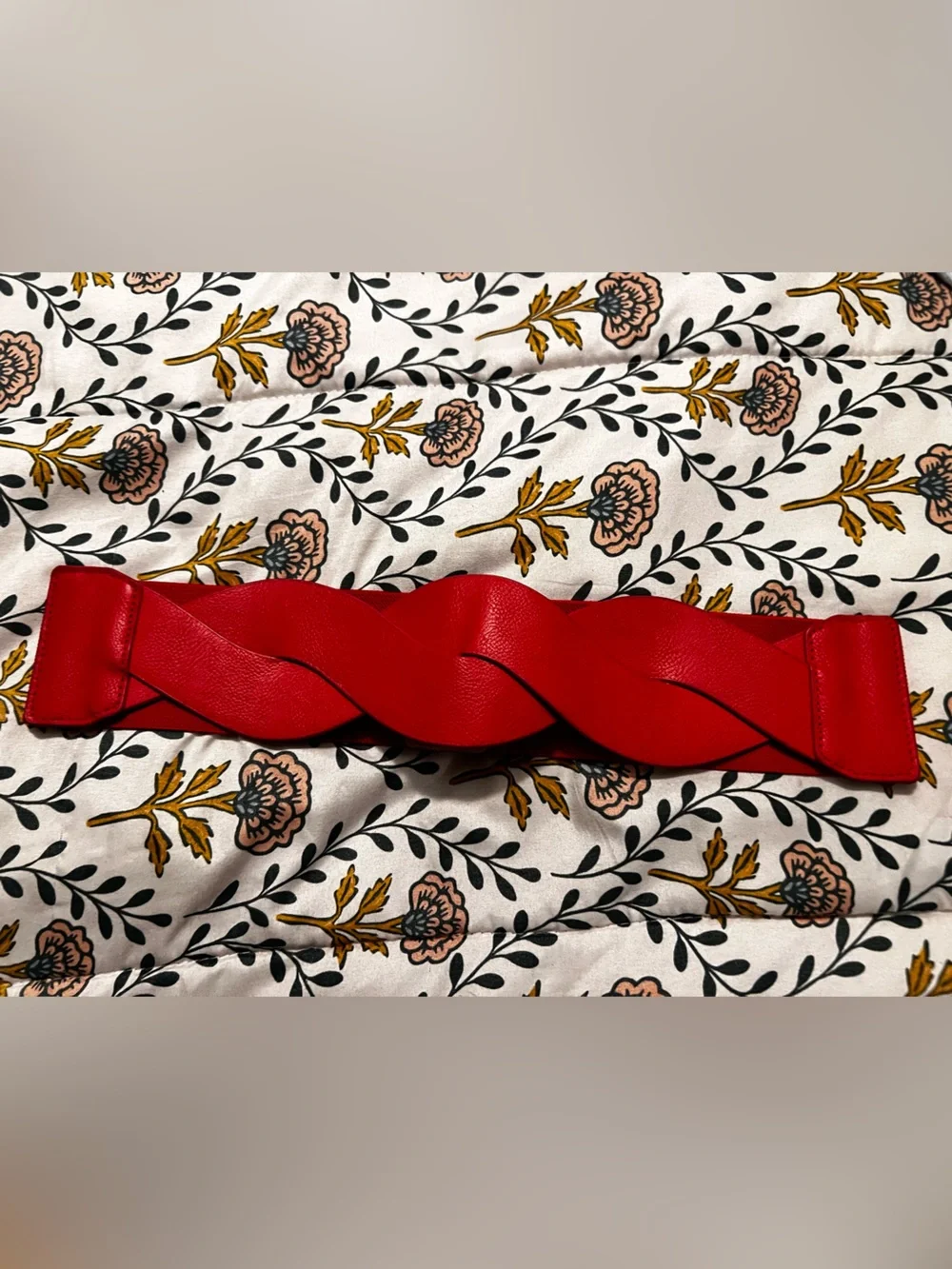 Red Braided Waist Belt - Women Accessories